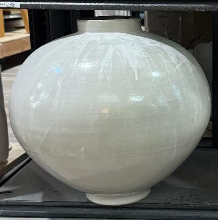 Dave Kim The Potter — Untitled White Moon Jar 1