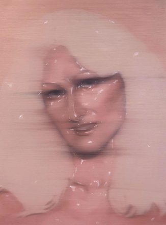 Jen DeLuna — Untitled (Woman in Pink)